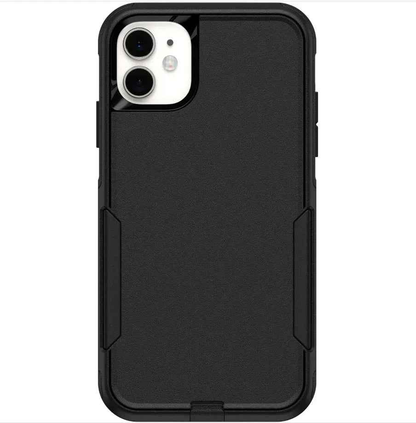 TechPlus iPhone 11 dual layer armor hard case showing rugged design and protective features for mobile phone protection.