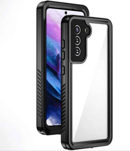 Redpepper waterproof and shockproof Samsung S24 Plus mobile phone case by TechPlus, protects with durable, clear design.
