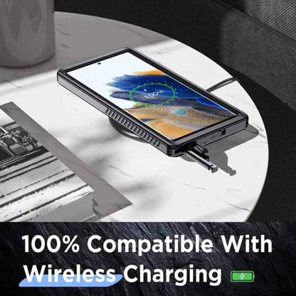 Techplus Redpepper waterproof case for Samsung S23 Ultra, full protection mobile phone case with durability and water resistance.