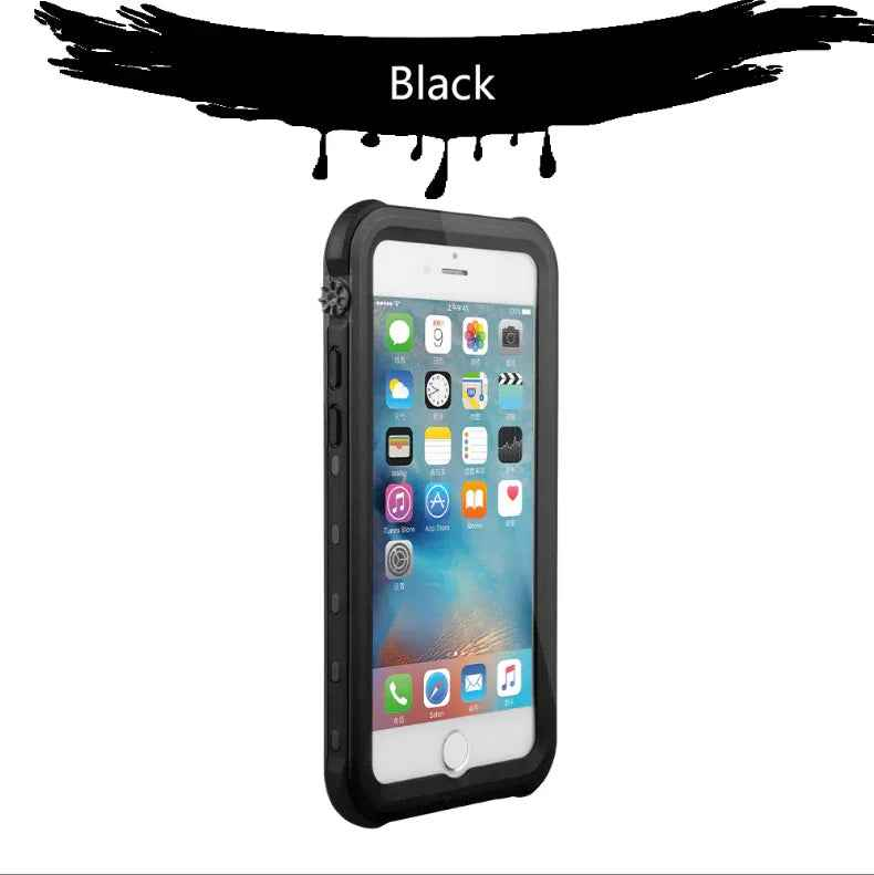Techplus waterproof and shockproof case for iPhone 8 Plus, protective mobile phone cover with durable design