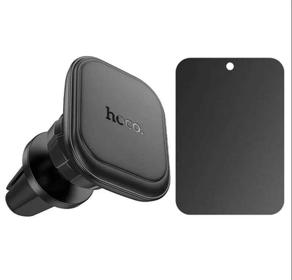 techplus Hoco H29 magnetic air vent phone holder with strong magnet mount, showing secure grip on a mobile device.