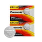 Panasonic CR1216 watch batteries in a 2-pack, small coin cell batteries for watches and small electronic devices.