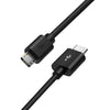 USB-C to Micro‑USB Charger Cable for LG SmartWatch – (G Watch / G Watch R / G Watch Urbane / Watch Sport) (Black) 1m