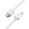 USB-C to Micro‑USB Charger Cable for LG SmartWatch – (G Watch / G Watch R / G Watch Urbane / Watch Sport) (White) 1m