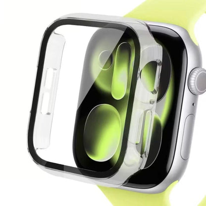 Clear protective case for Apple Watch Series 11 42mm, designed to shield the watch with a transparent cover.