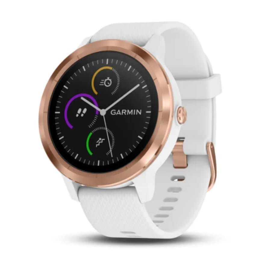 Six hydrogel screen protectors for Garmin Vivoactive 3 smartwatch, designed to shield the watch display from scratches and damage.