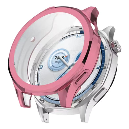 Pink protective watch case for Huawei GT5 46mm, designed to safeguard the smartwatch with a snug fit.