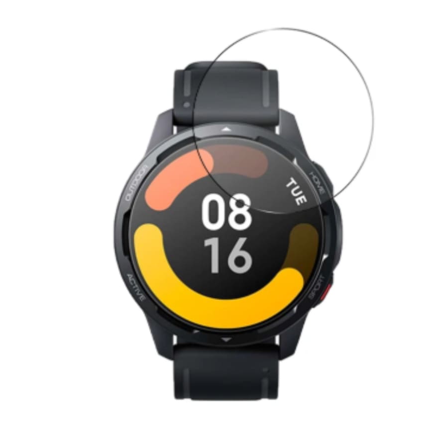 Six hydrogel screen protectors for Xiaomi Watch Color 2, designed to shield the watch screen from scratches and damage.