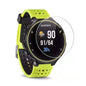 Garmin Forerunner 245 watch screen protector by That Watch Shop, clear protective film covering the watch face.