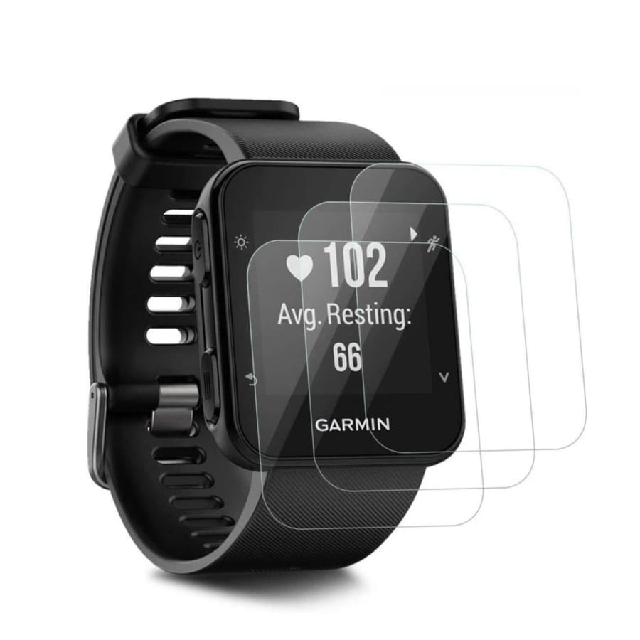 Garmin Forerunner 35 Series watch screen protector by That Watch Shop, clear protection for smartwatch screens.