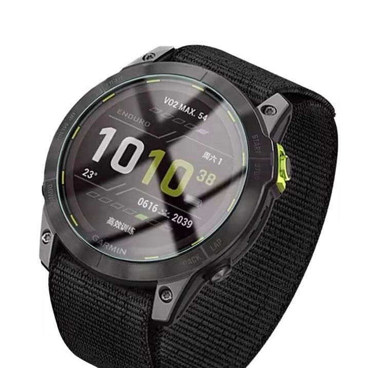 Garmin Enduro 2 watch screen protector by That Watch Shop, protective film covering the watch display for durable protection.