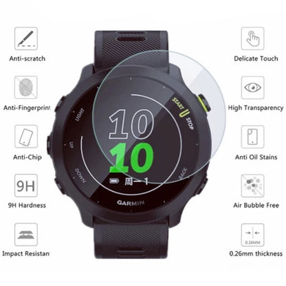 Hydrogel screen protectors for Garmin Forerunner 158 watch, pack of 6, providing durable, clear protection for smartwatch screens.