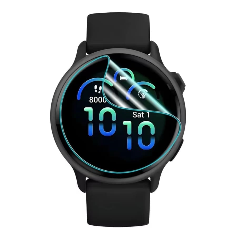 Six Garmin Vivoactive 6 screen protectors by That Watch Shop, clear protective films for watch screens.