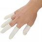 Set of 100 finger tip gloves for watch tools, providing precision handling and protection during watch repair or assembly.