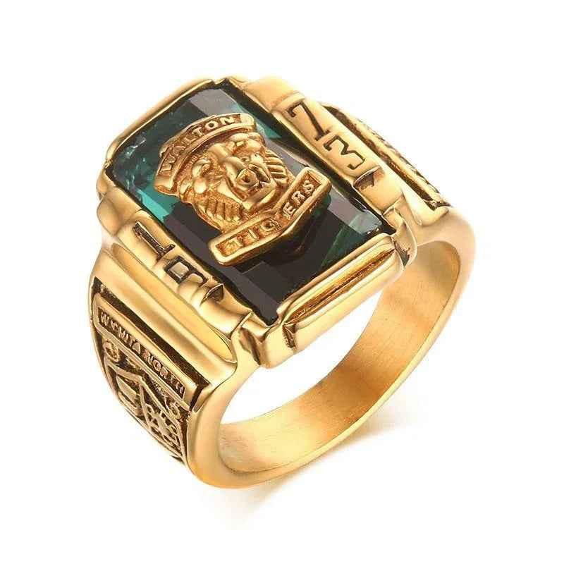 Titan-Tiger 1973 Retro Navy Ring - Buy 2 Get 1 FREE $00.00