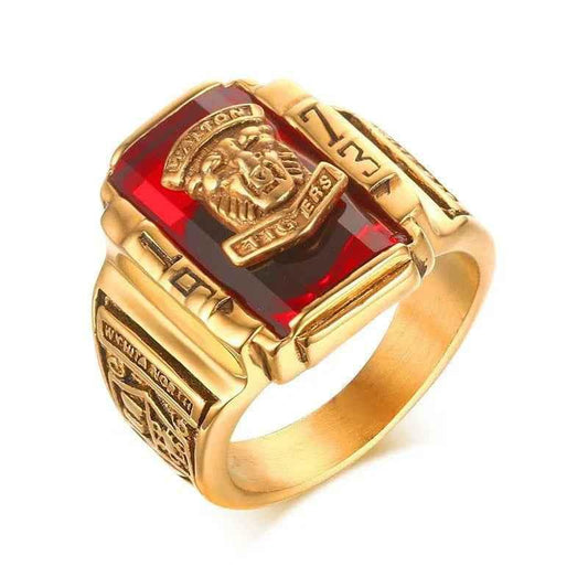 Titan-Tiger 1973 Retro Navy Ring - Buy 2 Get 1 FREE $00.00