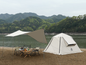 Portable Fully Automatic Waterproof Camping Tent with Canopy for All-Season ECOTREK