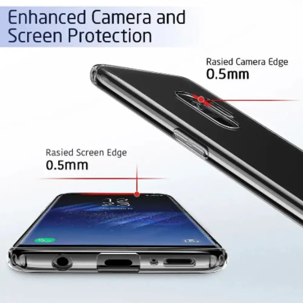 Transparent Soft Clear Case for Samsung Series Habicare