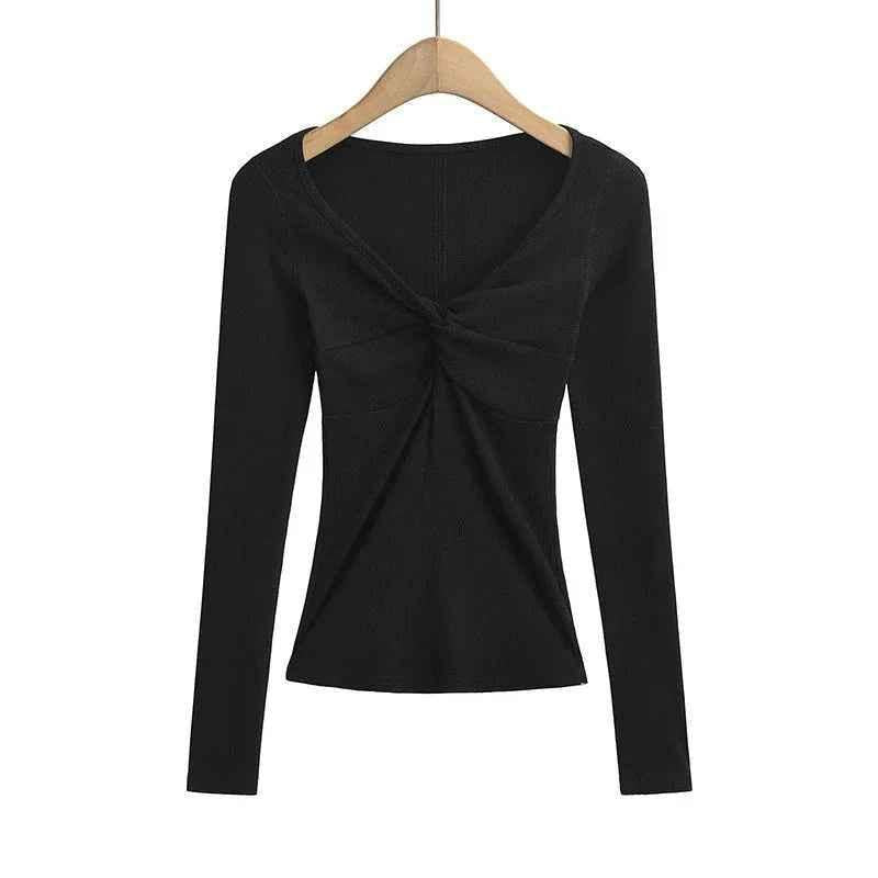 Twisted Allure French Crop Top