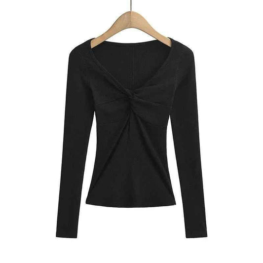 Twisted Allure French Crop Top