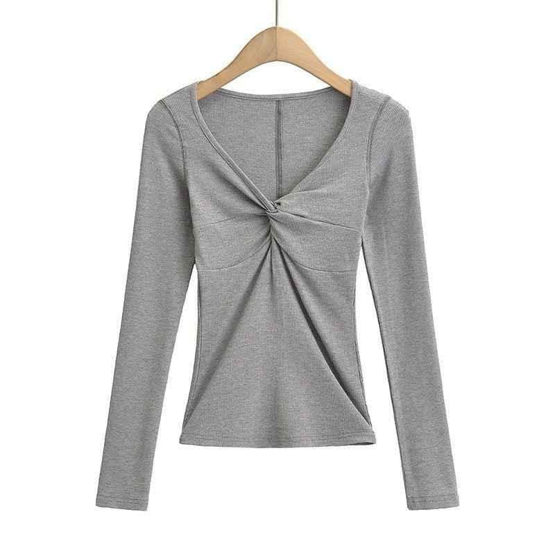 Twisted Allure French Crop Top