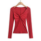 Twisted Allure French Crop Top