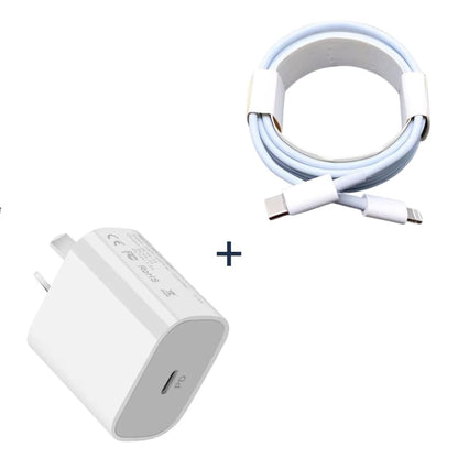 Type-C to lightning cable (1m) & Wall Plug (NZ / AUS) 9eight5