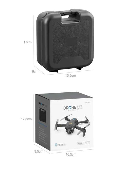 UAV Three Camera HD Drone - Optical Flow Positioning with Obstacle Avoidance | Orange & Black