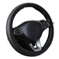 Universal 37/38cm Non-Slip Embossed Leather Car Steering Wheel Cover (3 colours available) Habicare