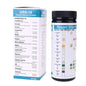 Habicare URS-14 personal health test strips for urinalysis, showing a pack of 100 urine reagent test paper strips.