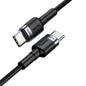 Habicare 9eight5 USB-C PD Charger Cord for iPhone 15/16 and MacBook, showing the black charging cable and connectors.