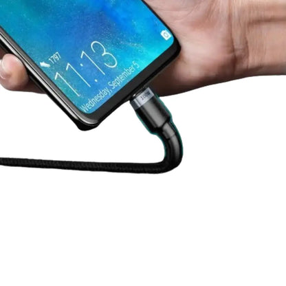 Habicare 9eight5 USB-C PD charger cord for iPhone 15, 16, and MacBook, showing a black charging cable with USB-C connector.