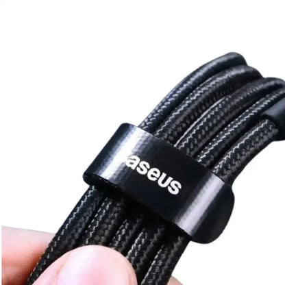 Habicare 9eight5 USB-C PD charger cord for iPhone 15/16 and MacBook, durable cable with fast charging capability.