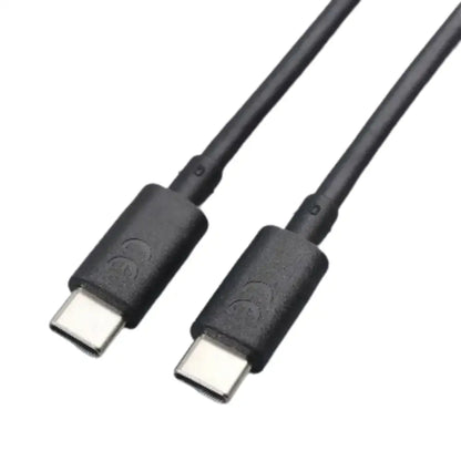 Black Habicare USB-C PD charging cable for Motorola Moto G and Edge series TWS earbuds, designed for fast charging and durability.