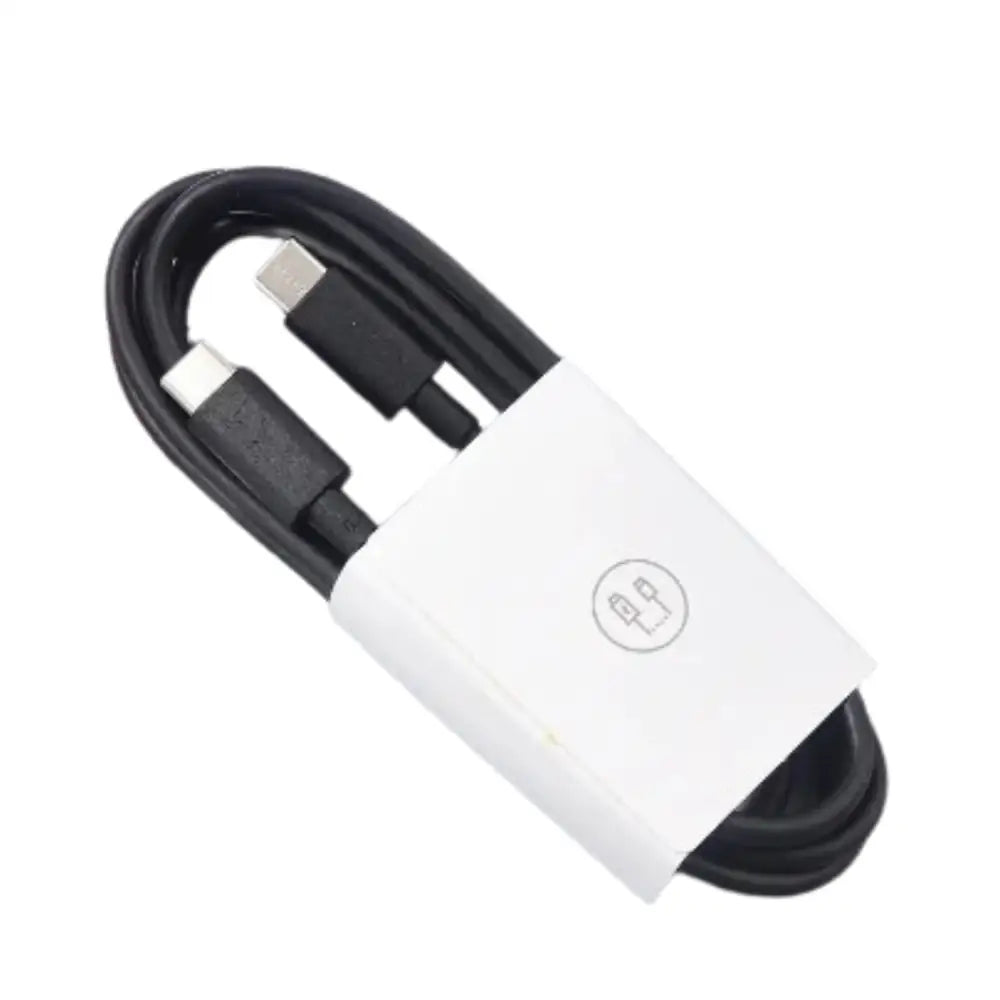 Black USB-C PD charging cable for Motorola Moto G and Edge series TWS earbuds by Habicare.