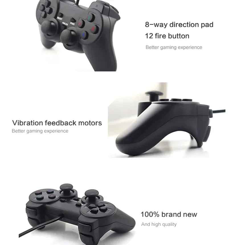 USB Wired Gaming Controller for PC & Laptop – Windows Gamepad