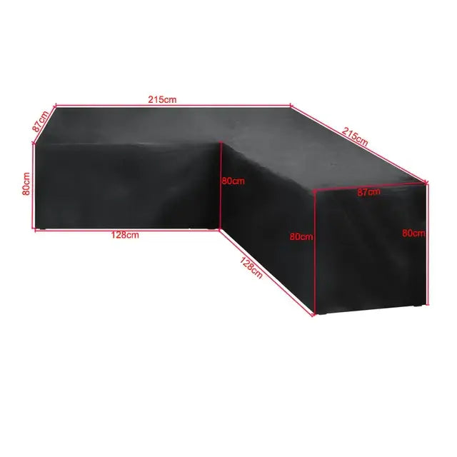 V/L-Shape Waterproof Garden Sofa Cover – Rattan Corner Furniture Protector (different sizes available) Habicare