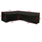 V/L-Shape Waterproof Garden Sofa Cover – Rattan Corner Furniture Protector (different sizes available) Habicare