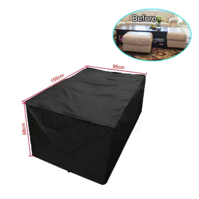 V/L-Shape Waterproof Garden Sofa Cover – Rattan Corner Furniture Protector (different sizes available) Habicare