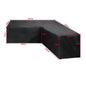 V/L-Shape Waterproof Garden Sofa Cover – Rattan Corner Furniture Protector (different sizes available) Habicare