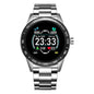 Multi-Functional Smart Watch with Steel Band - Business Style Alloy Case | Black, Gold, Silver