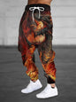 Vibrant Print Men's Sweatpants