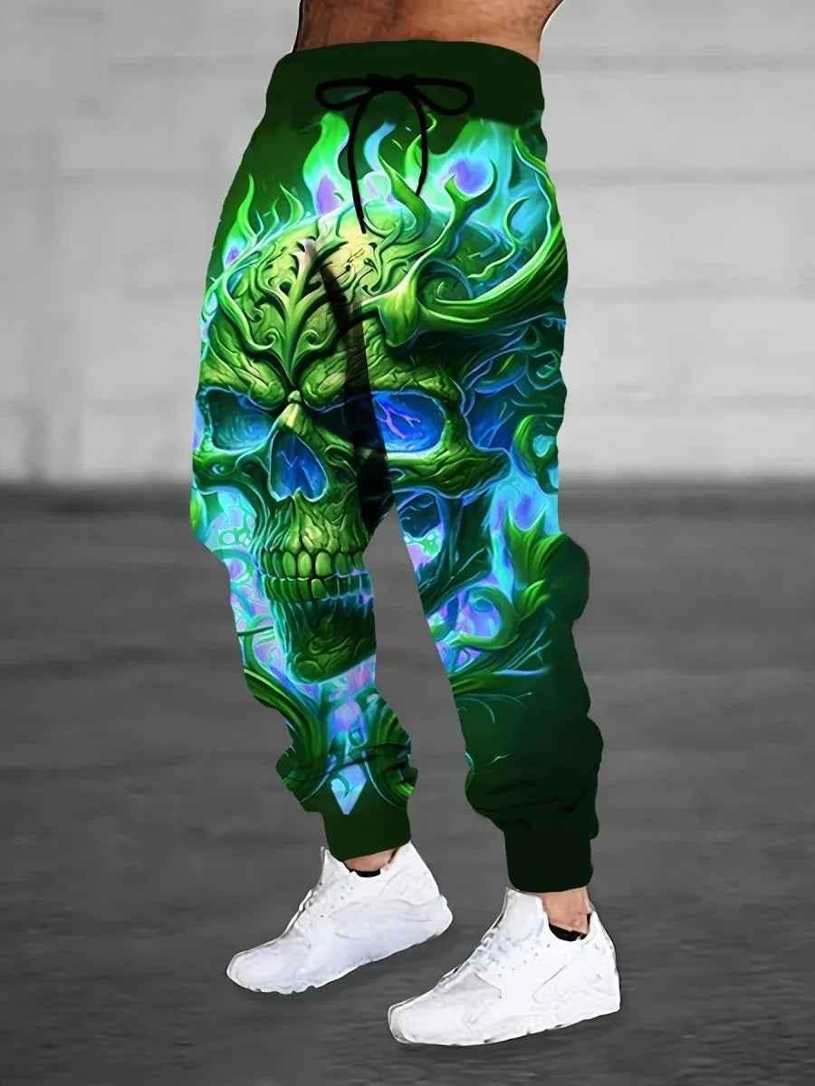 Vibrant Print Men's Sweatpants