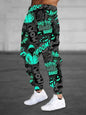 Vibrant Print Men's Sweatpants