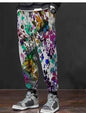 Vibrant Print Men's Sweatpants