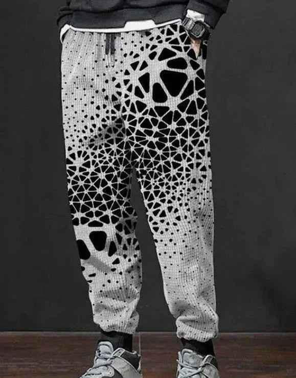 Vibrant Print Men's Sweatpants
