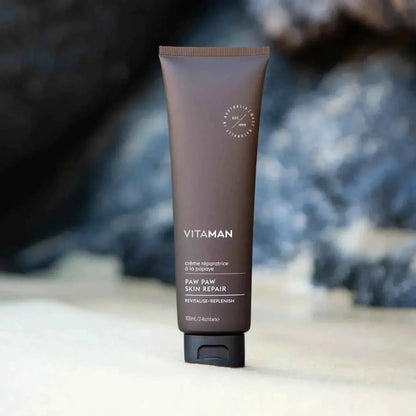 VITAMAN Australia Paw Paw Skin Repair Creme 100ml body cream with natural pawpaw extract for soothing skin repair.