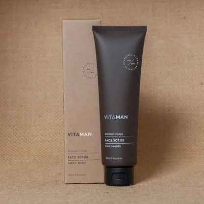VITAMAN Australia skincare face scrub with natural exfoliants and nourishing ingredients for healthy, refreshed skin.