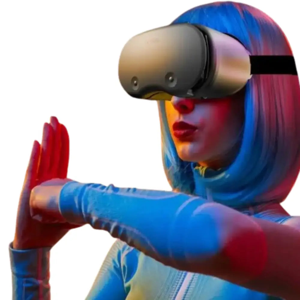 VR Headset with Wireless Rocker for Smartphones Habicare