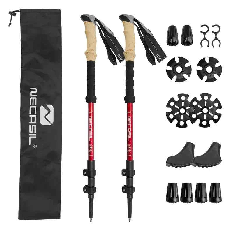 Lightweight Aluminum Trekking Pole with Shock Absorption | Hiking & Climbing